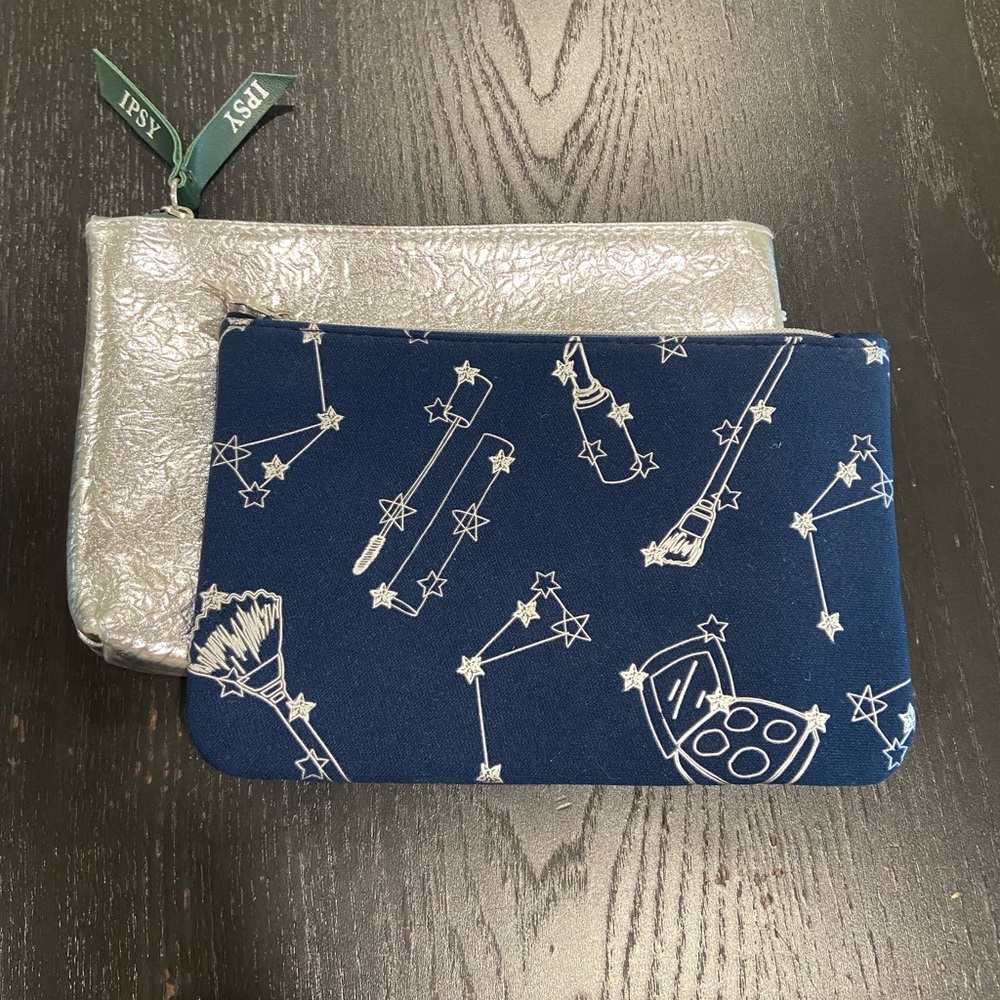Ipsy clutch bundle (two zippered bags)